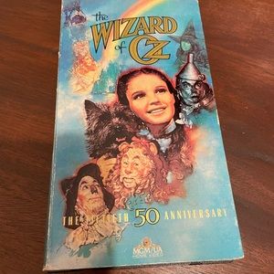 Vintage 50th anniversary VHS film The Wizard of Oz